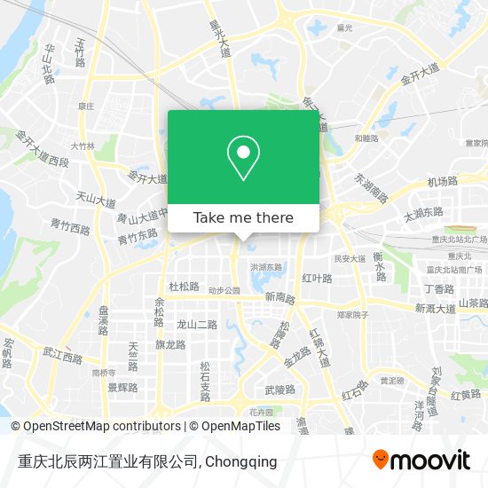 重庆北辰两江置业有限公司 map