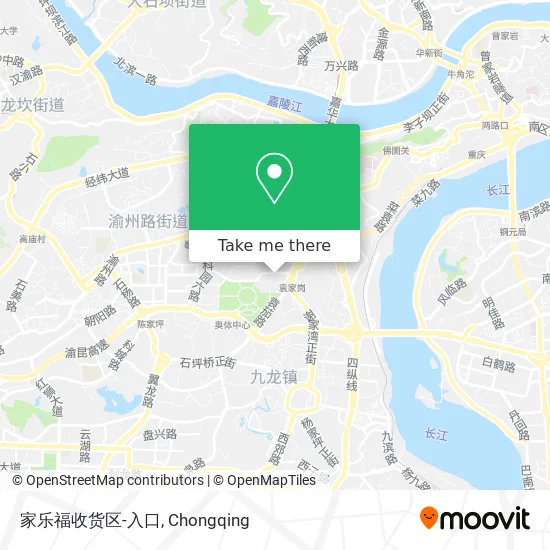 家乐福收货区-入口 map