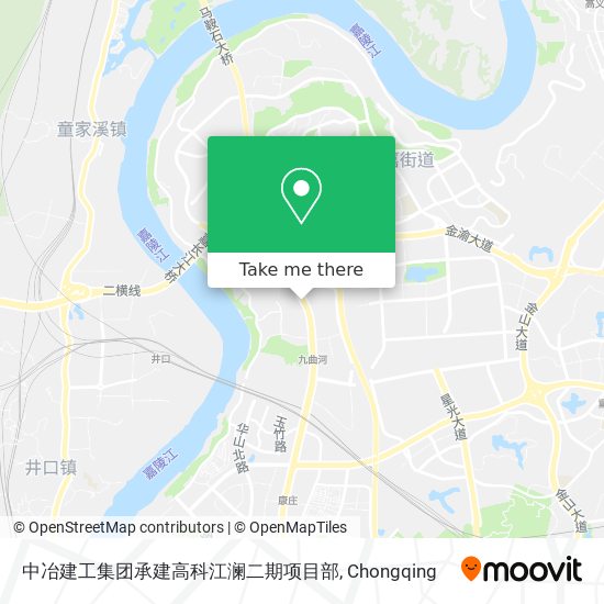 中冶建工集团承建高科江澜二期项目部 map