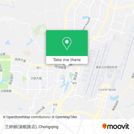 兰婷丽(渝航路店) map