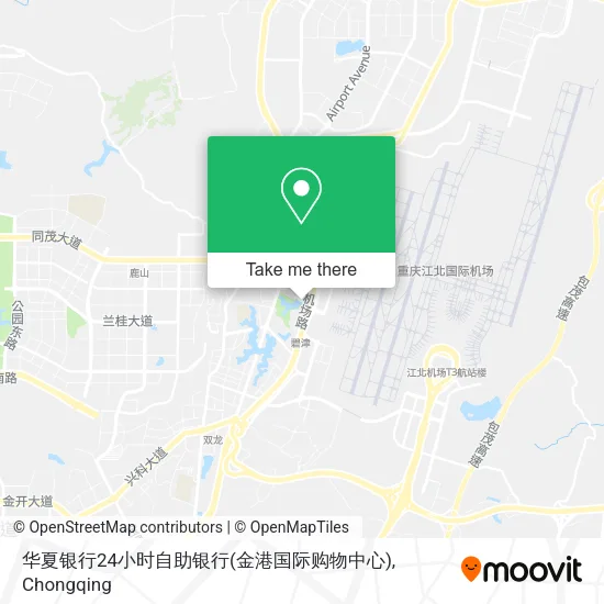 华夏银行24小时自助银行(金港国际购物中心) map