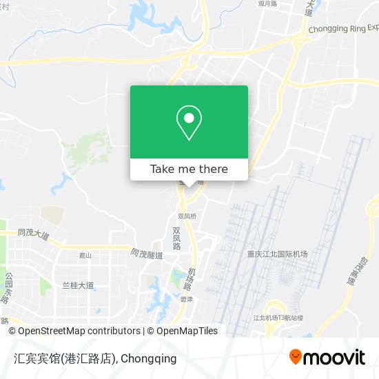 汇宾宾馆(港汇路店) map