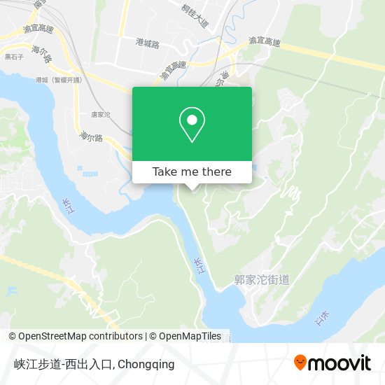 峡江步道-西出入口 map