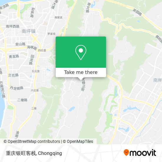 重庆银旺客栈 map