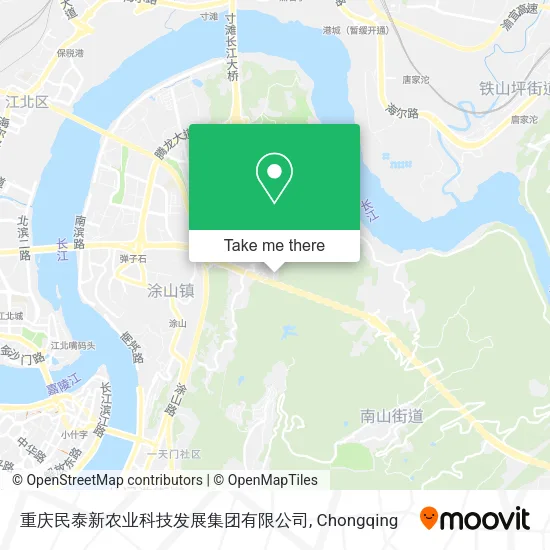 重庆民泰新农业科技发展集团有限公司 map