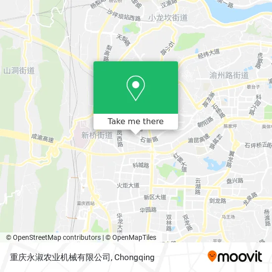 重庆永淑农业机械有限公司 map