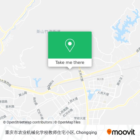 重庆市农业机械化学校教师住宅小区 map
