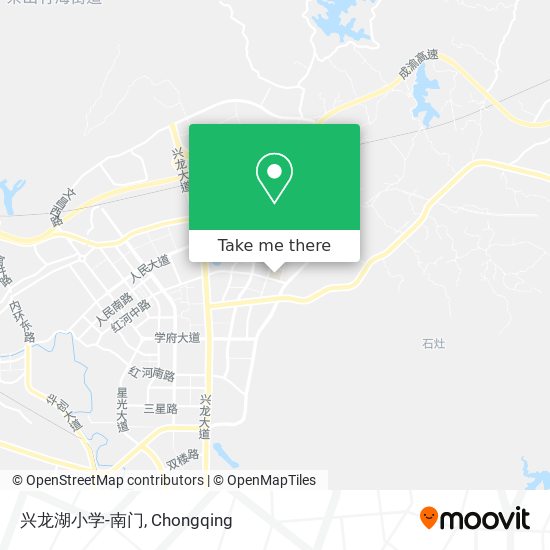兴龙湖小学-南门 map