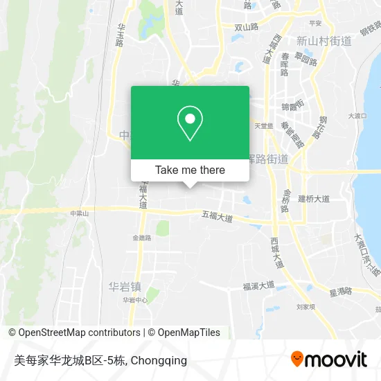 美每家华龙城B区-5栋 map