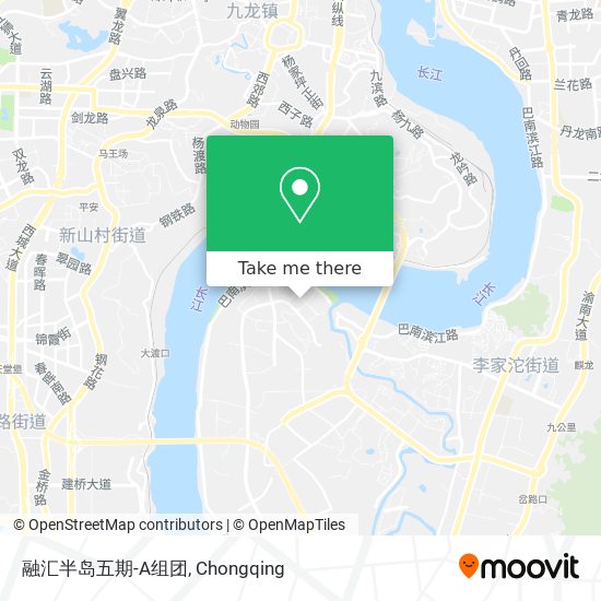 融汇半岛五期-A组团 map