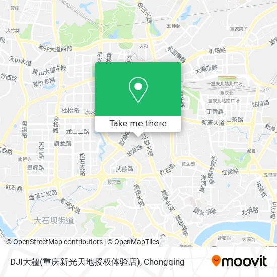 DJI大疆(重庆新光天地授权体验店) map