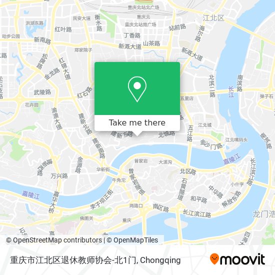 重庆市江北区退休教师协会-北1门 map