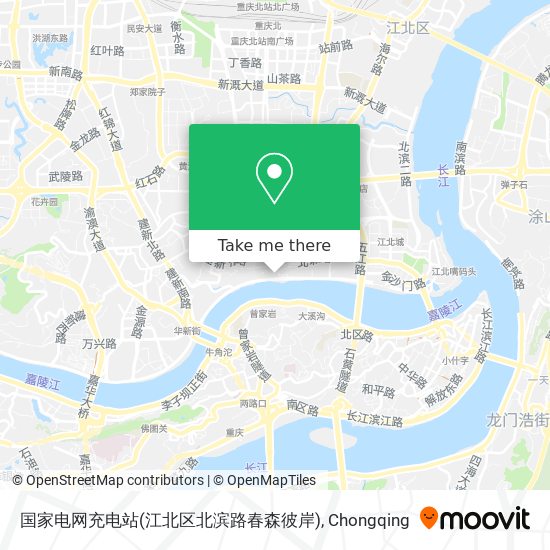 国家电网充电站(江北区北滨路春森彼岸) map