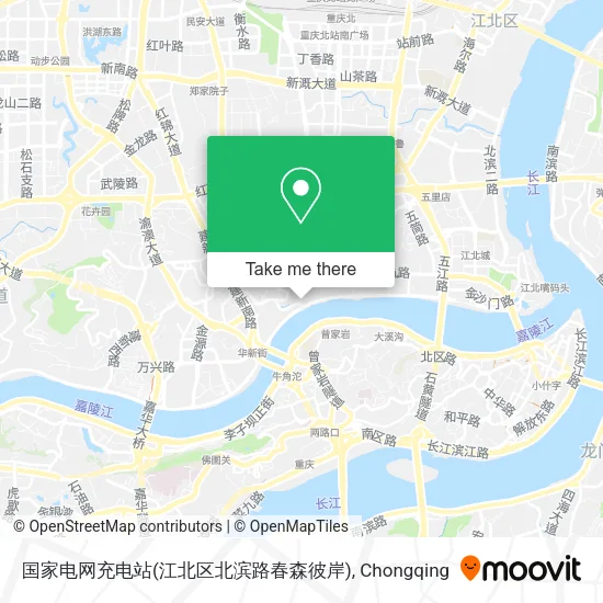 国家电网充电站(江北区北滨路春森彼岸) map