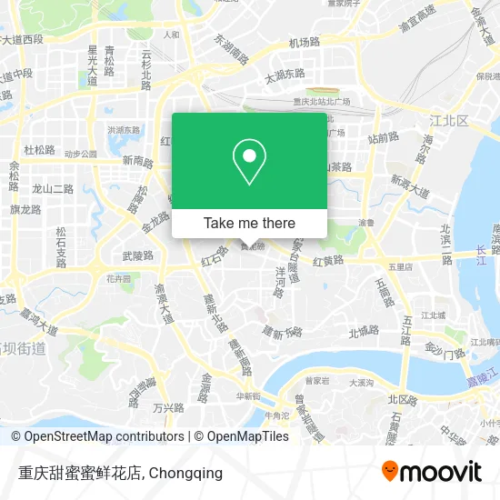 重庆甜蜜蜜鲜花店 map