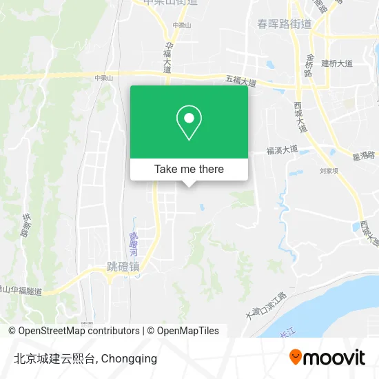 北京城建云熙台 map