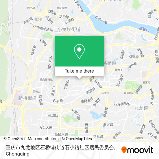 重庆市九龙坡区石桥铺街道石小路社区居民委员会 map