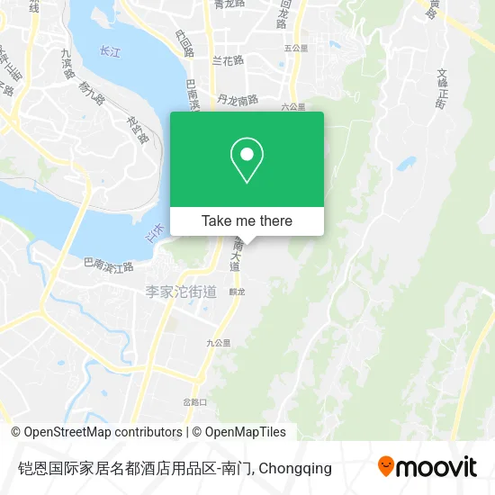 铠恩国际家居名都酒店用品区-南门 map