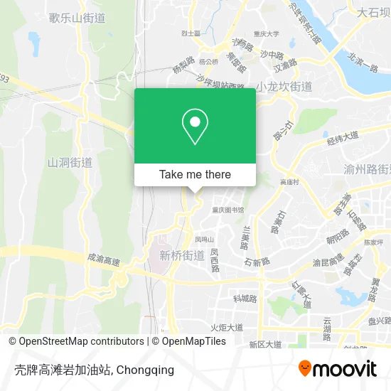 壳牌高滩岩加油站 map