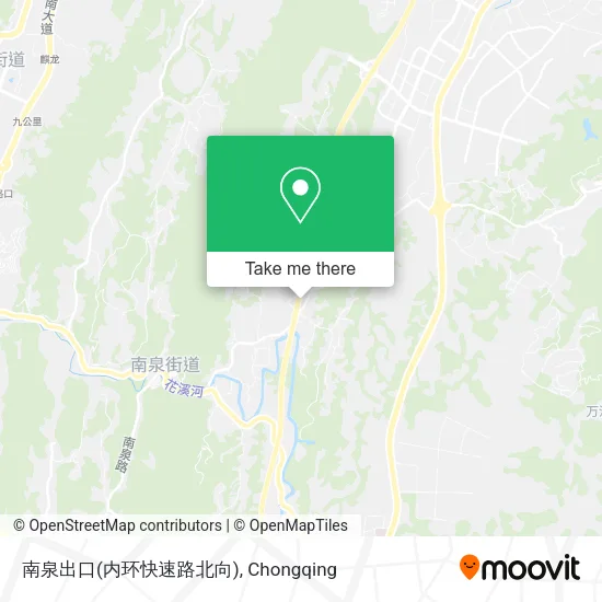 南泉出口(内环快速路北向) map