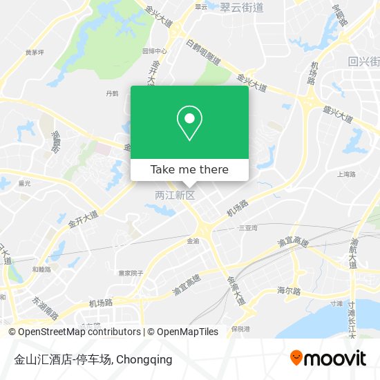 金山汇酒店-停车场 map