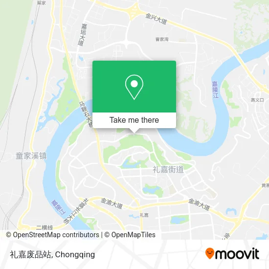 礼嘉废品站 map