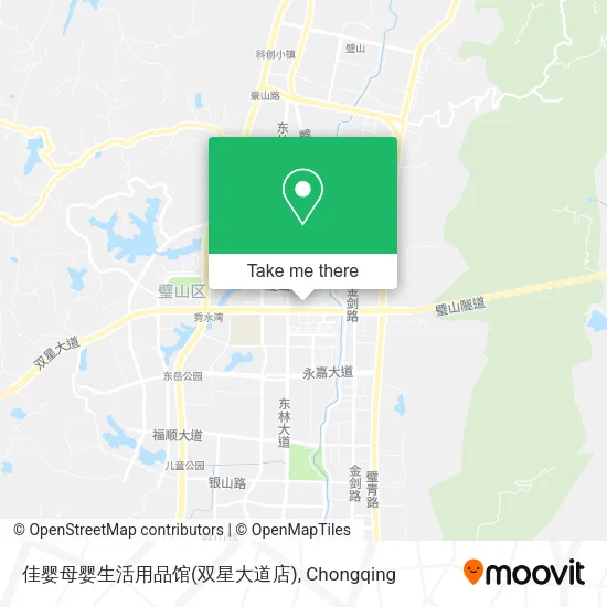 佳婴母婴生活用品馆(双星大道店) map