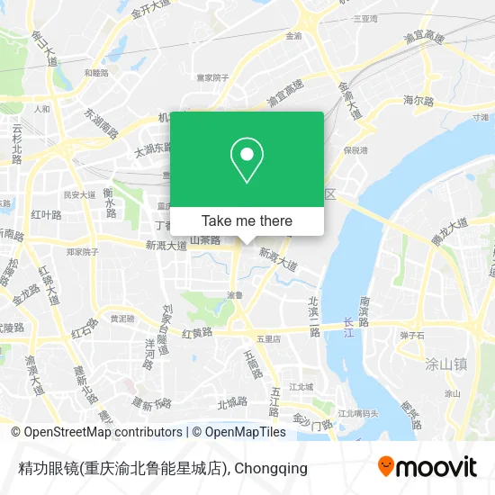 精功眼镜(重庆渝北鲁能星城店) map