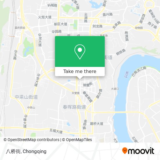 八桥街 map