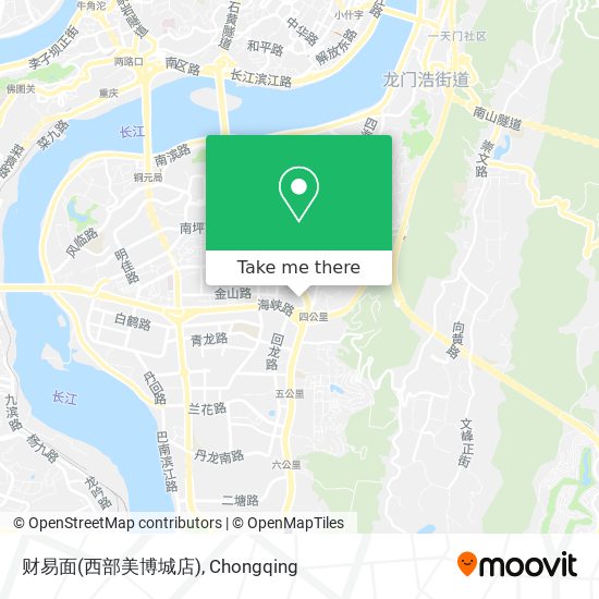 财易面(西部美博城店) map