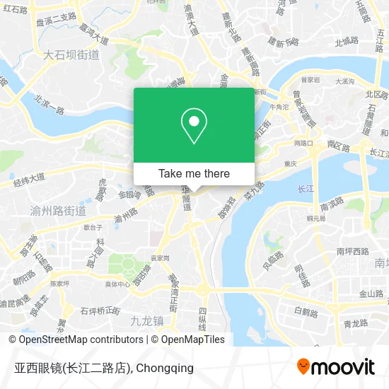 亚西眼镜(长江二路店) map
