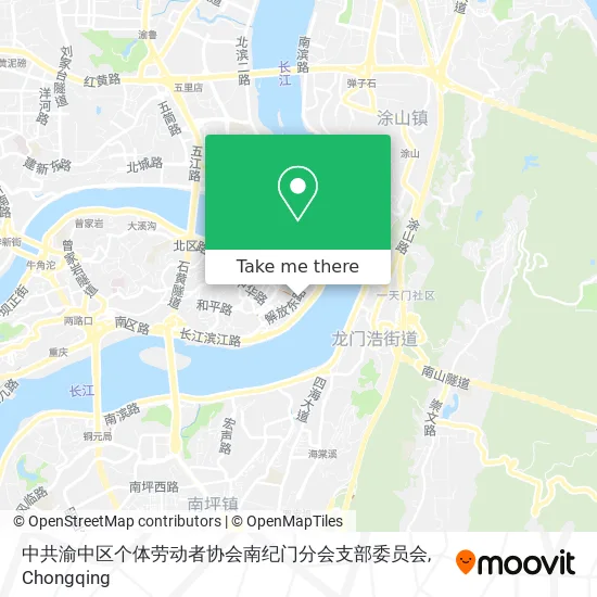 中共渝中区个体劳动者协会南纪门分会支部委员会 map