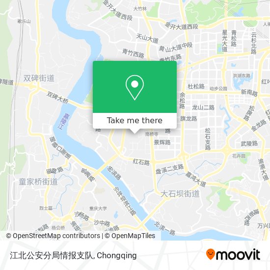 江北公安分局情报支队 map