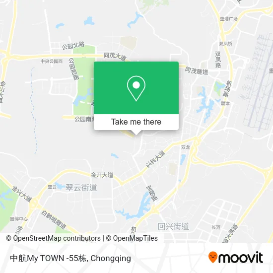 中航My TOWN -55栋 map