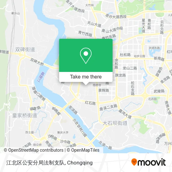 江北区公安分局法制支队 map