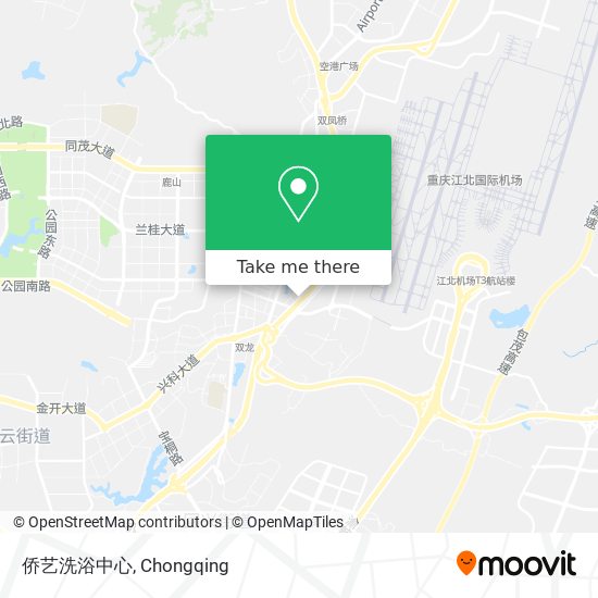 侨艺洗浴中心 map