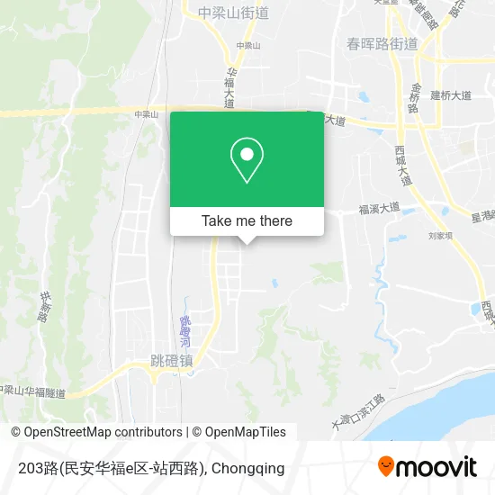 203路(民安华福e区-站西路) map