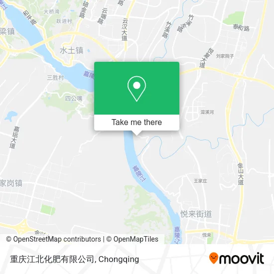 重庆江北化肥有限公司 map
