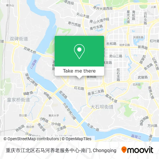 重庆市江北区石马河养老服务中心-南门 map