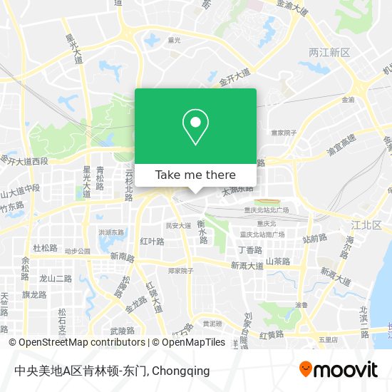 中央美地A区肯林顿-东门 map