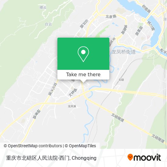 重庆市北碚区人民法院-西门 map