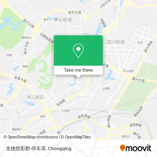 龙德悠彩郡-停车库 map