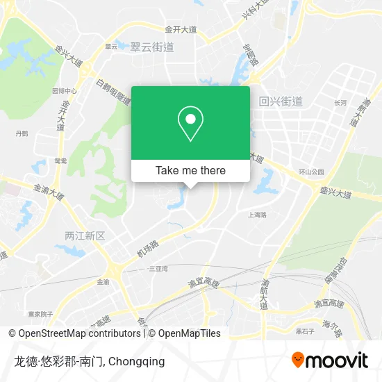龙德·悠彩郡-南门 map