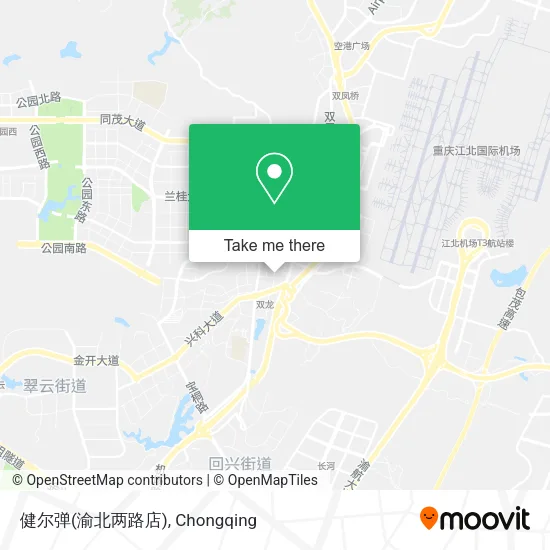 健尔弹(渝北两路店) map