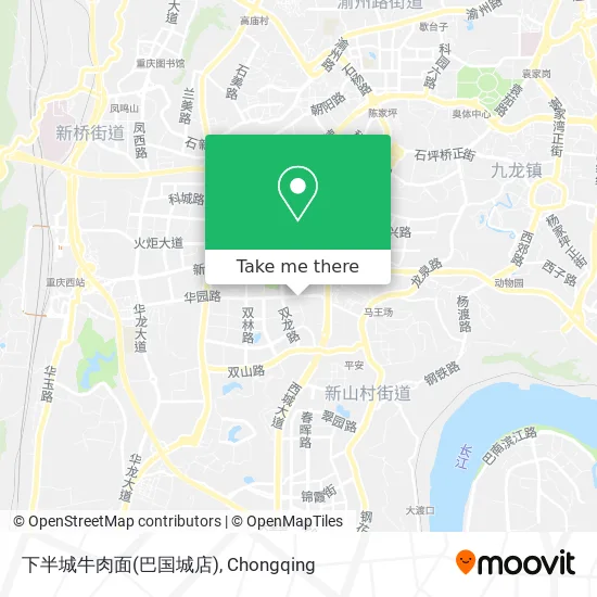 下半城牛肉面(巴国城店) map