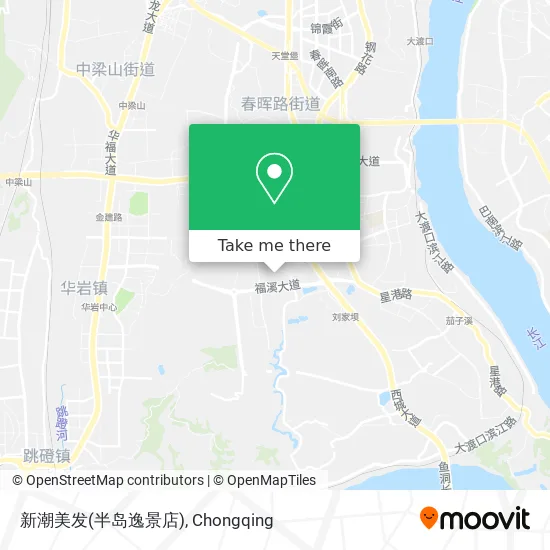 新潮美发(半岛逸景店) map