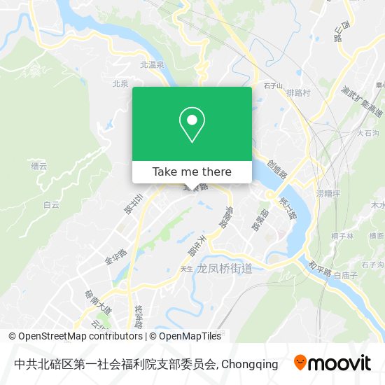 中共北碚区第一社会福利院支部委员会 map