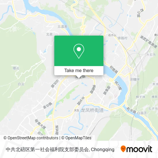 中共北碚区第一社会福利院支部委员会 map