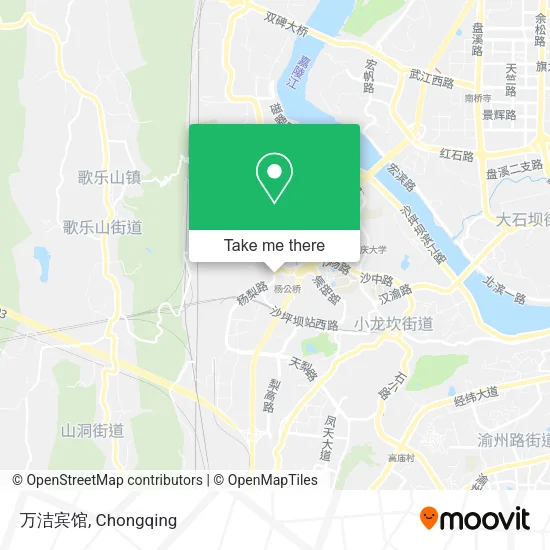 万洁宾馆 map