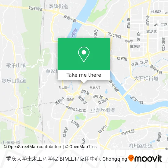 重庆大学土木工程学院-BIM工程应用中心 map